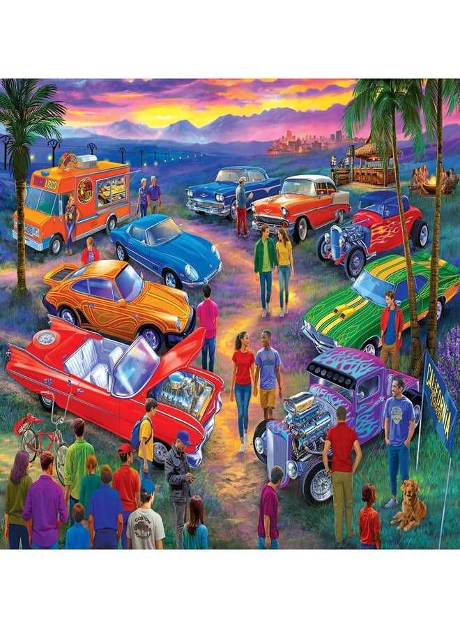 Roseart - Bigelow Illustrations - California Car Show - 500 Piece Jigsaw Puzzle for Adults - Image 1